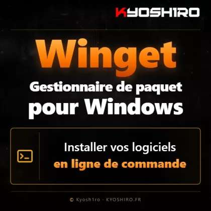 Winget sur Windows : installer des logiciels depuis le terminal