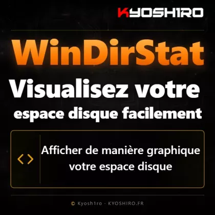 WinDirStat : trouver ce qui prend de la place sur Windows