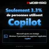 Microsoft rend Copilot plus facile à supprimer de Windows