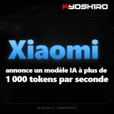 Xiaomi annonce un modèle IA à plus de 1 000 tokens par seconde