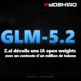 GLM-5.2 : Z.ai dévoile une IA open weights avec un contexte d’un million de tokens