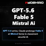 GPT-5.6 arrive, Claude prolonge Fable 5 et Mistral ferme le classement sécurité IA